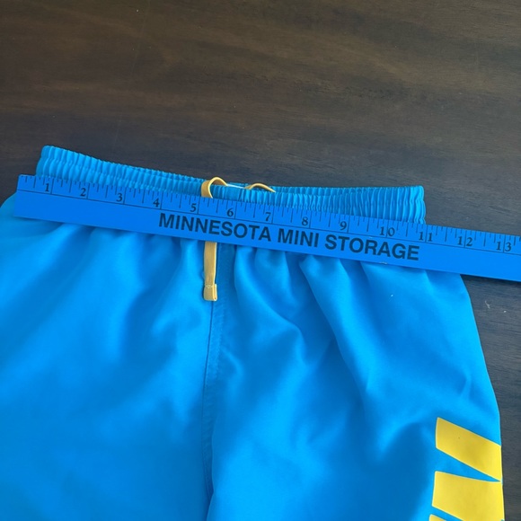 Nike Boys Medium Blue Swim Suit Bottoms Trunks Swim Summer Pool - Picture 6 of 8